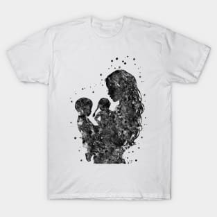 Mother with son and daughter T-Shirt